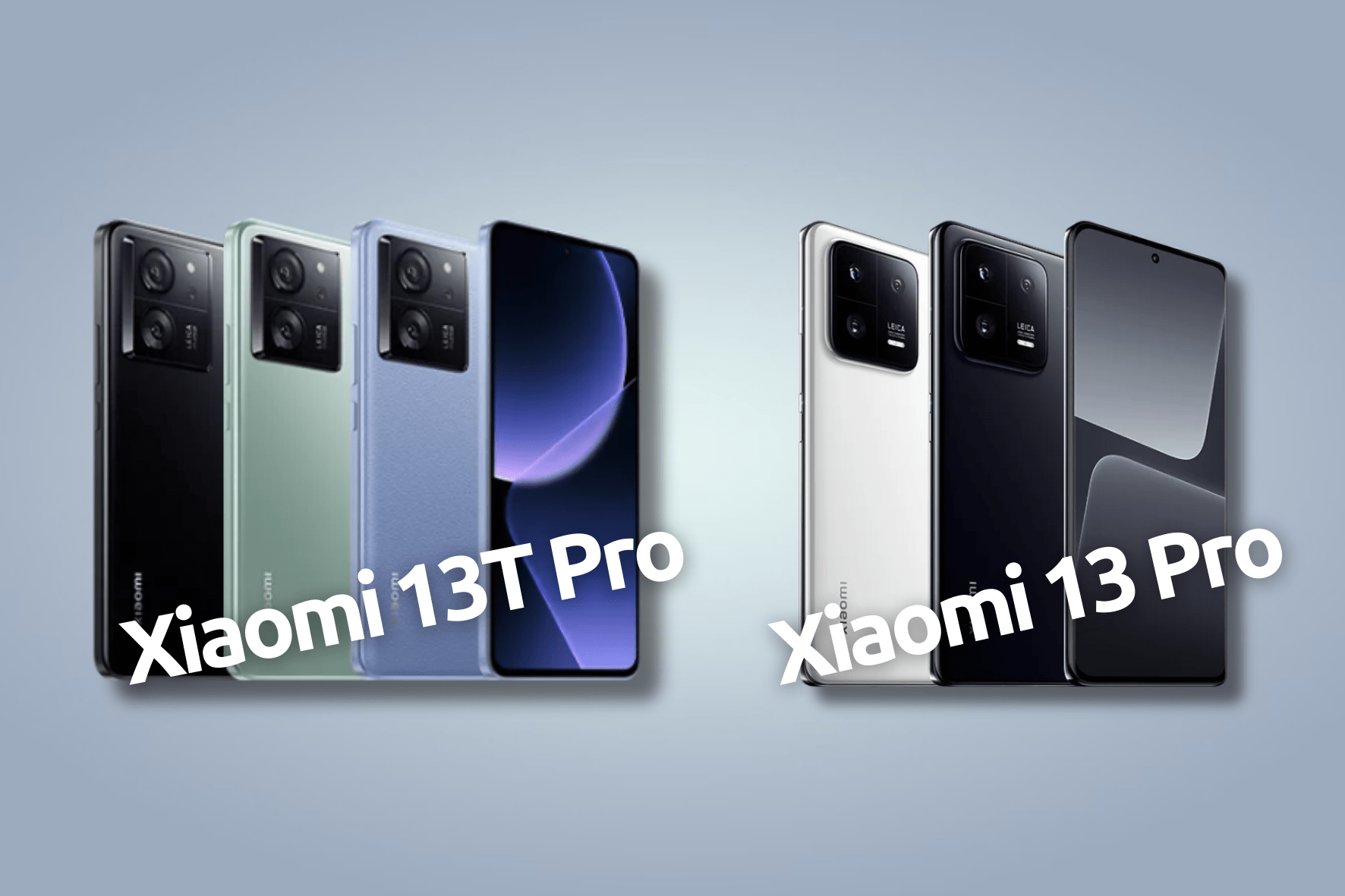 Xiaomi 13T vs. Xiaomi 13 Pro