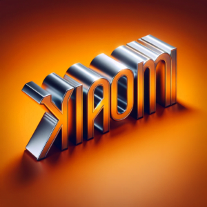 DALL·E-2023-11-08-19.43.57-Create-a-3D-text-rendering-of-the-word-Xiaomi-in-a-bold-and-modern-font.-The-text-should-be-in-high-contrast-with-a-polished-silver-metallic-textu