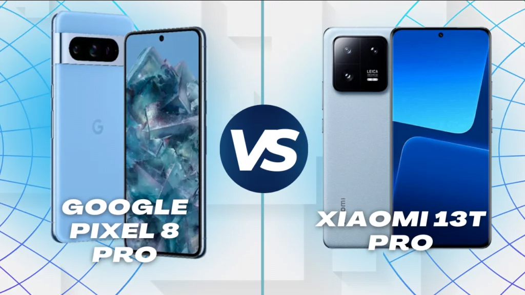 Dive into our smartphone comparison of Google Pixel 8 Pro vs Xiaomi 13T Pro. martphone comparison, Pixel 8 Pro, Xiaomi 13T Pro,