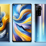 DALL·E-2023-12-16-20.15.43-Create-a-collage-featuring-three-smartphones.-The-first-smartphone-has-a-vibrant-yellow-back-with-a-black-camera-module-in-the-top-left-corner-labele