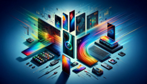 DALL·E-2023-12-25-12.13.34-A-visually-striking-2-1-image-showcasing-a-collage-of-various-Xiaomi-and-Redmi-devices-receiving-the-HyperOS-update.-The-image-should-feature-an-array