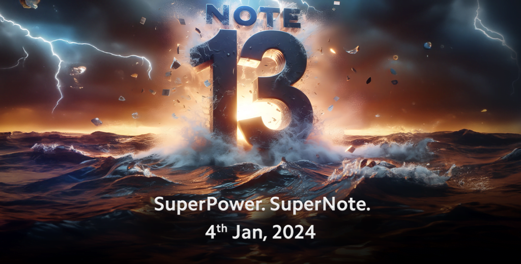 Get ready for the Redmi Note 13 Global Launch - unveiling cutting-edge technology and innovation on January 4, 2024.