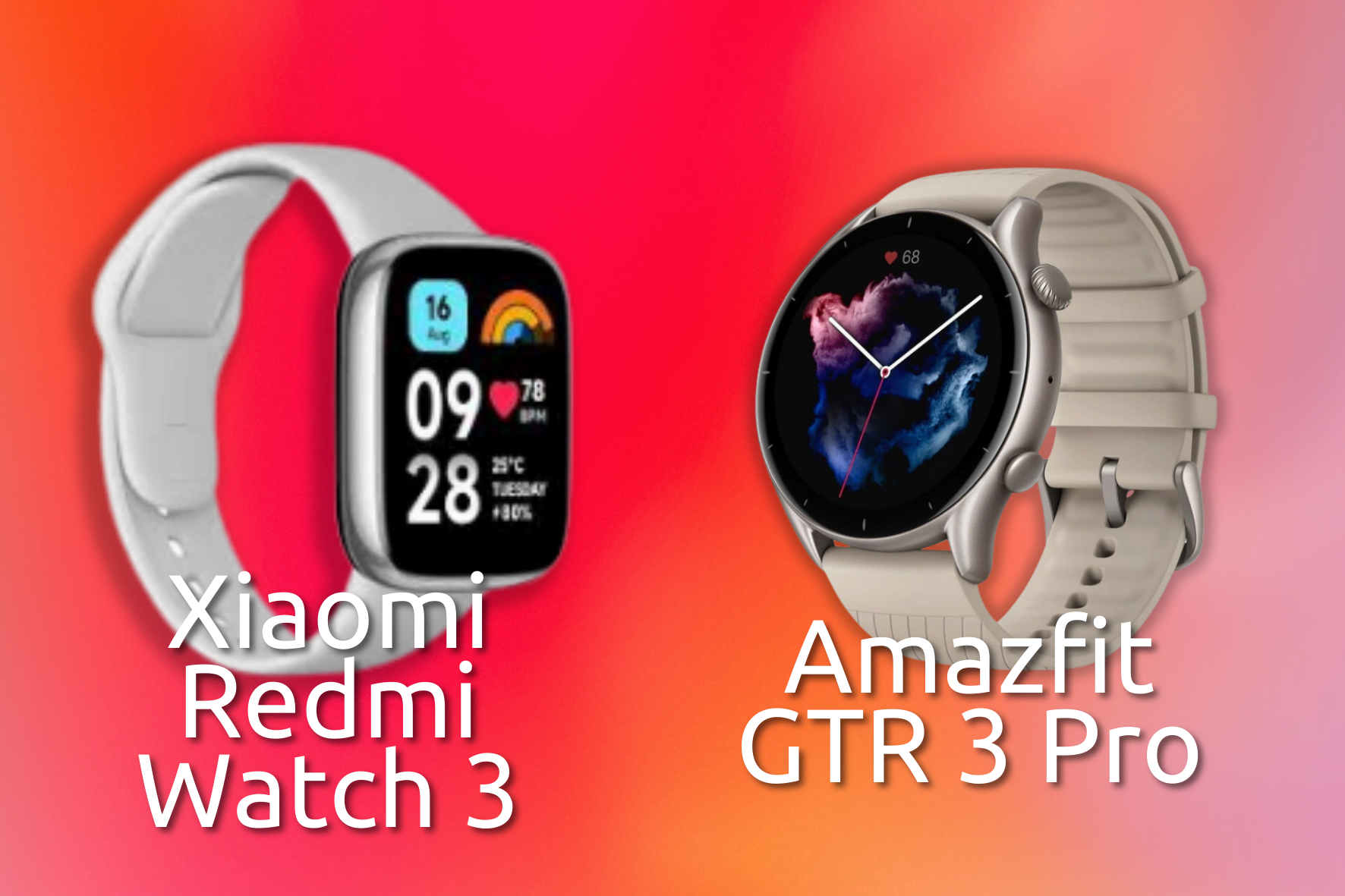 Xiaomi Redmi Watch 3 Active vs Xiaomi Redmi Watch 3 