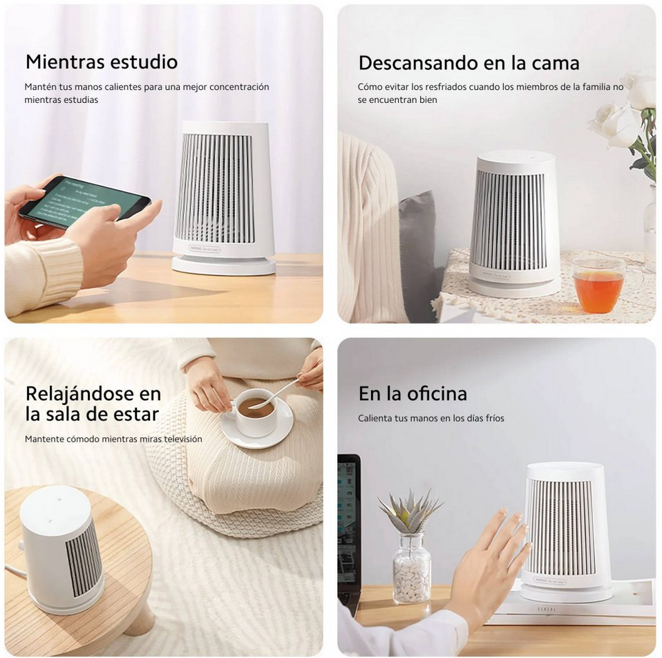 Discover the Xiaomi Desktop Heater, offering instant heating and a sleek design. Perfect for your desk or nightstand. Learn more now!