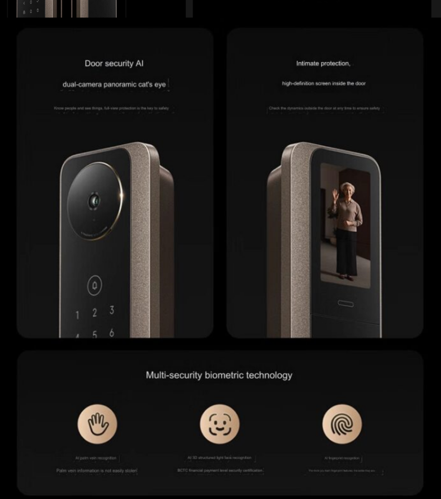 Discover Xiaomi’s M30 series smart door locks, offering advanced biometric features like face and palm vein recognition. Pre-order now.