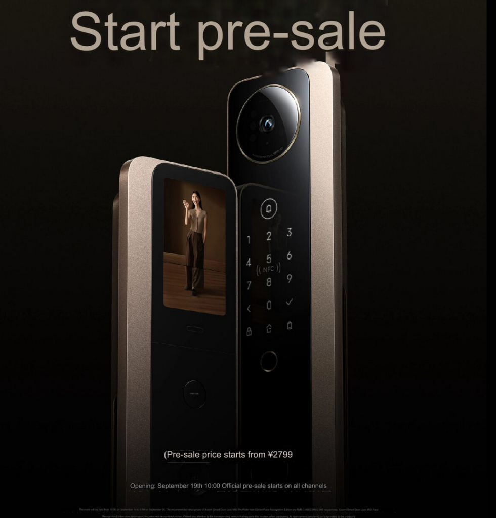 Discover Xiaomi’s M30 series smart door locks, offering advanced biometric features like face and palm vein recognition. Pre-order now.