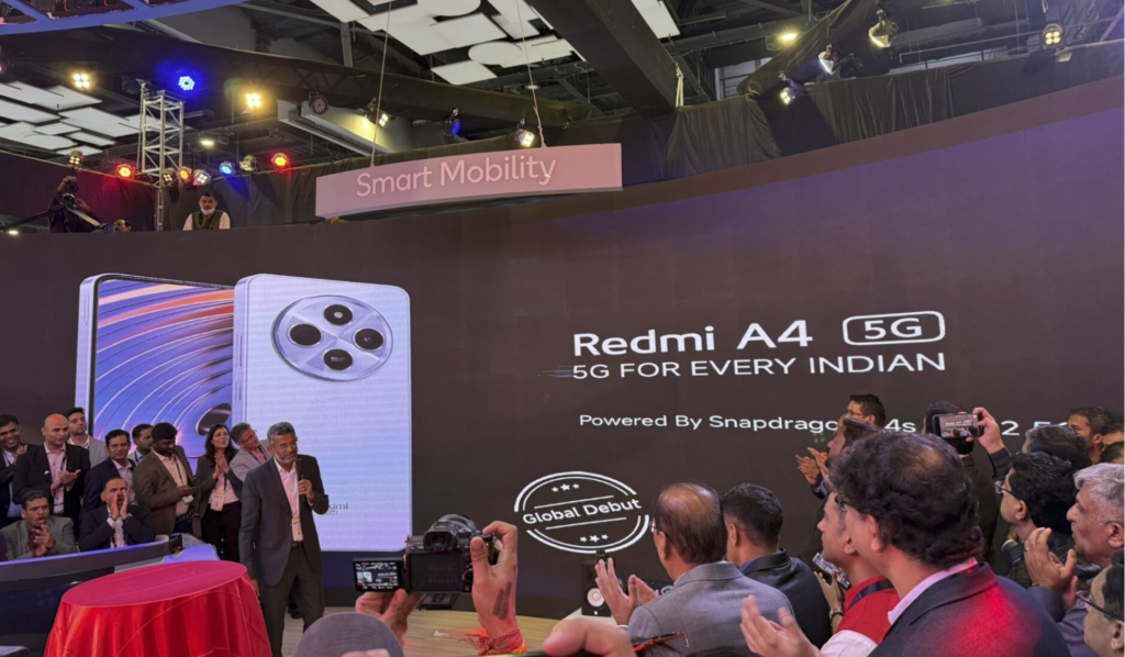 Xiaomi launches the affordable Redmi A4 5G with Snapdragon 4S Gen 2 chipset, offering solid performance and a 50MP camera for just $100.