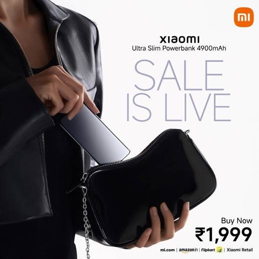 Xiaomi Ultra Slim Power Bank - Experience the convenience of a high-capacity power bank designed for modern users.