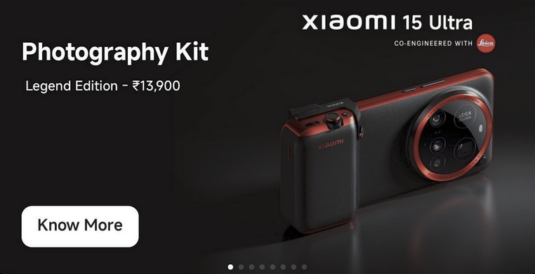 Xiaomi 15 Ultra Photography Kit Lands in India on March 11; Price Leaked