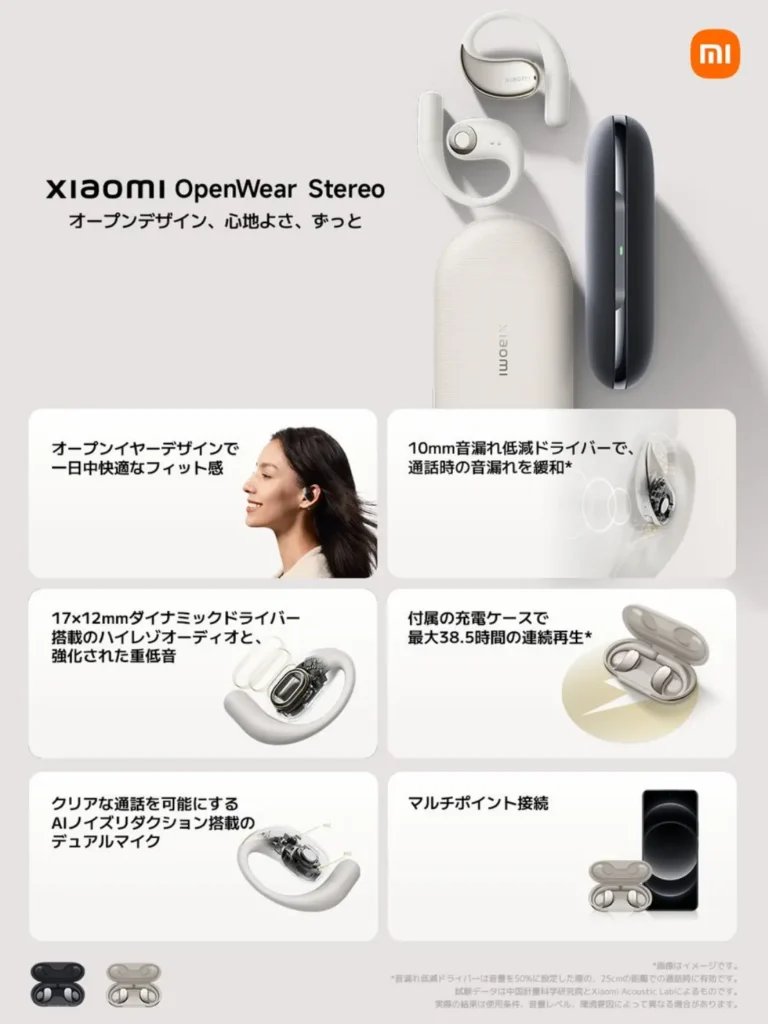 Experience superior comfort & Hi-Res audio with the Xiaomi OpenWear Stereo open-ear earbuds. Read our full review!