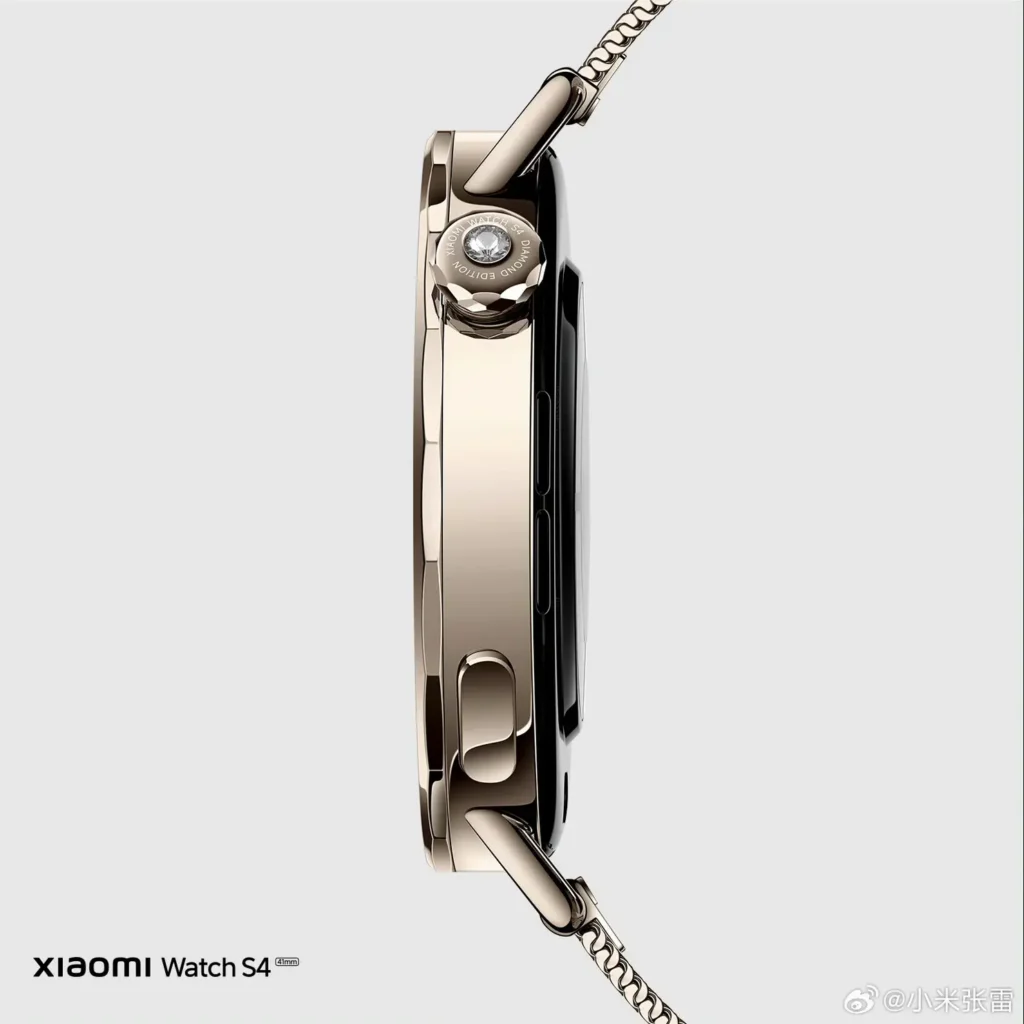 The stunning Xiaomi Watch S4 41mm launches tomorrow! Discover its premium diamond design, long battery life, and advanced features.