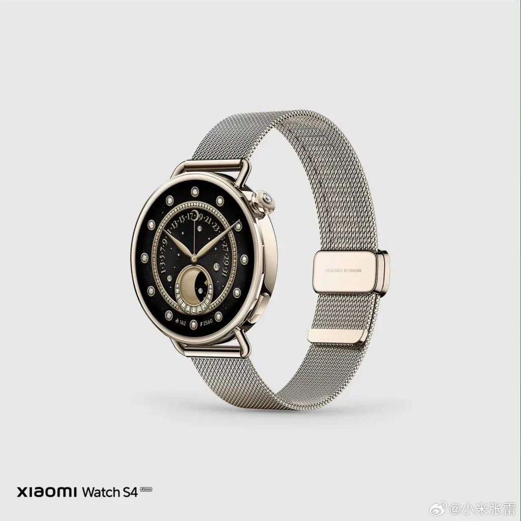 The stunning Xiaomi Watch S4 41mm launches tomorrow! Discover its premium diamond design, long battery life, and advanced features.