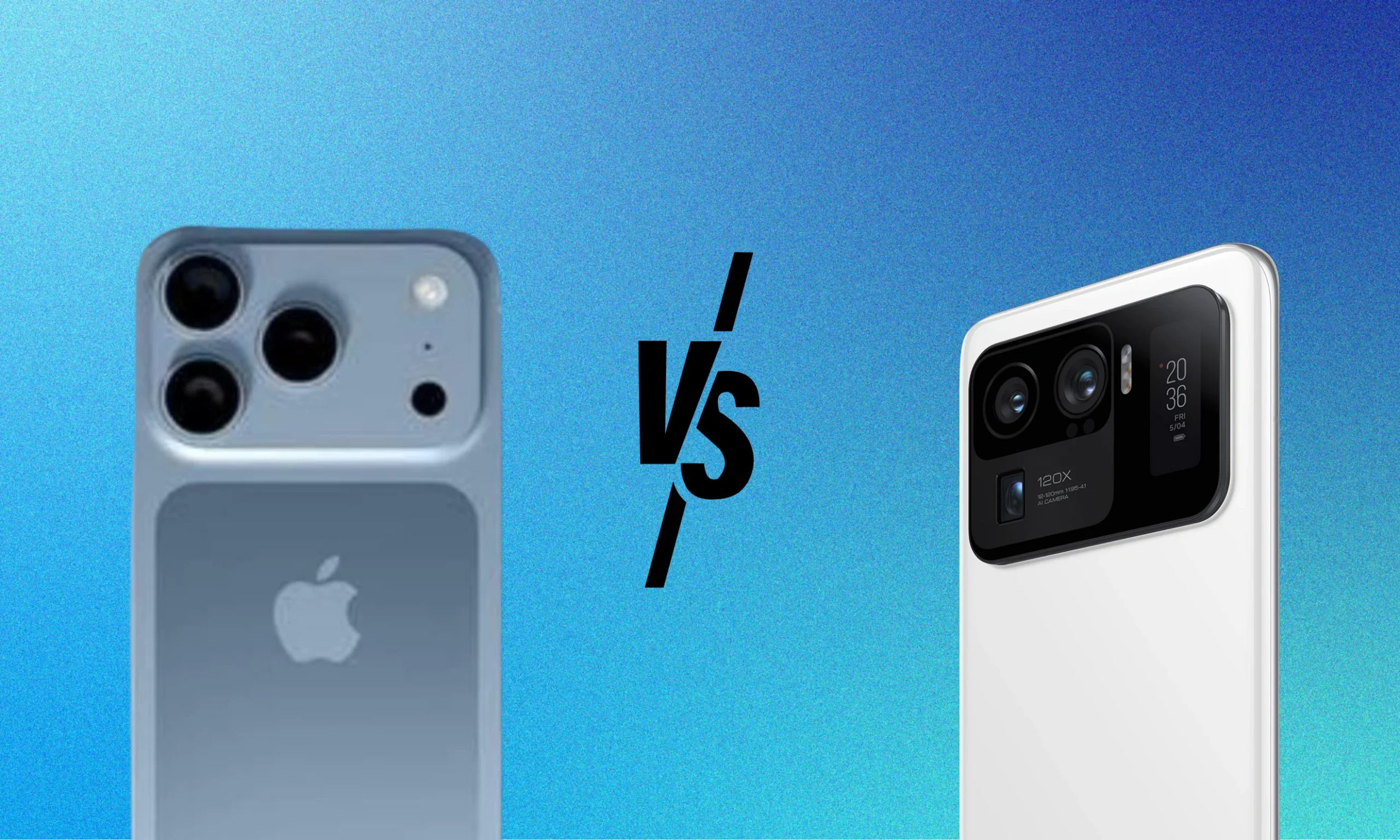 iPhone 17 Pro Xiaomi 11 Ultra comparison