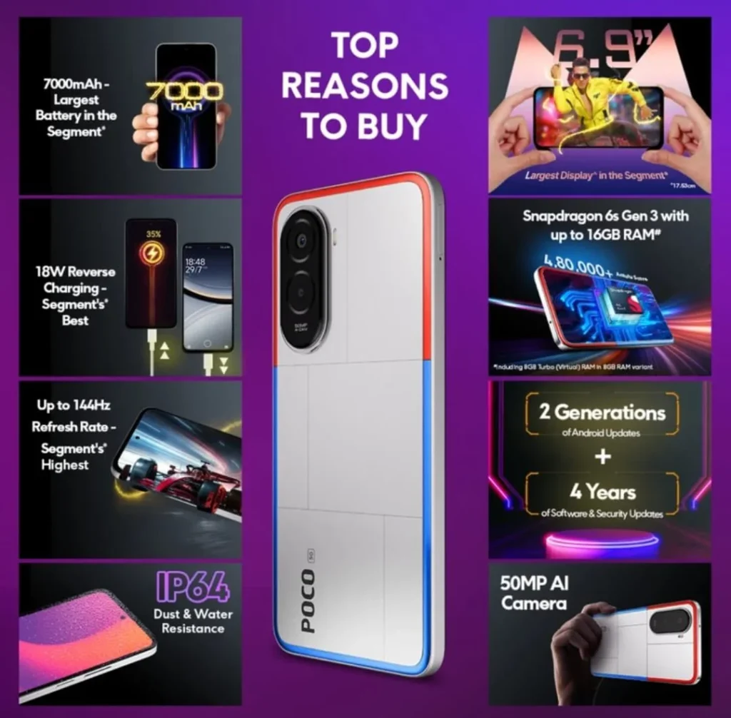 POCO M7 Plus 5G - detail 1