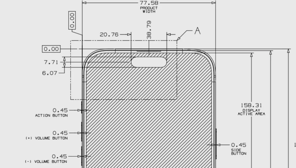 Xiaomi 16 vs iPhone 16 bezels - detail 1