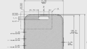 Xiaomi 16 vs iPhone 16 bezels - detail 1