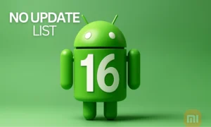 Xiaomi Android 16 update - detail 1