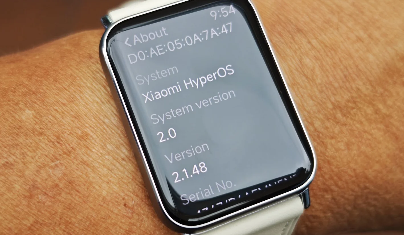 Xiaomi Smart Band 9 Pro HyperOS 2 update