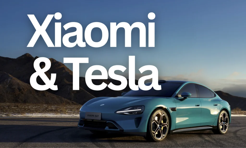 Xiaomi SU7 Tesla Model 3 China electric sedan market - detail 1