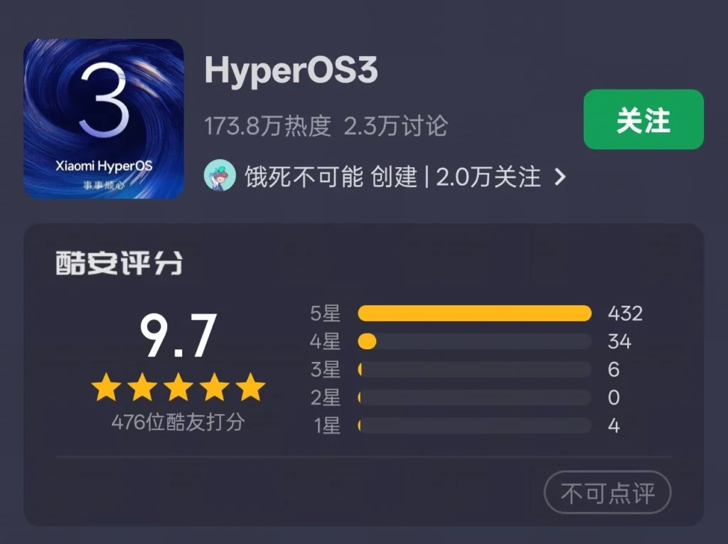 HyperOS 3 Xiaomi - detail 1