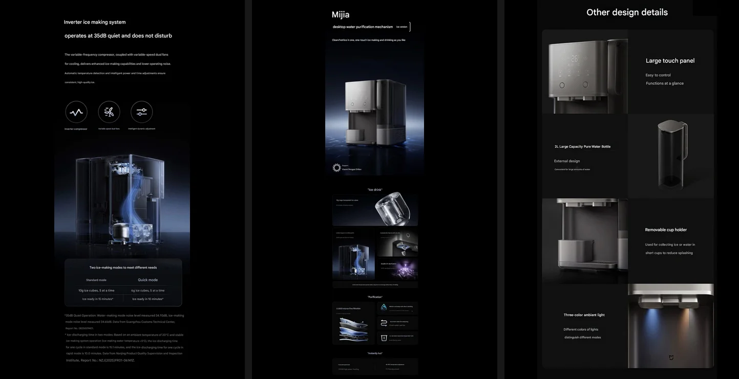 Xiaomi Mijia Desktop Drink Maker Ice Edition