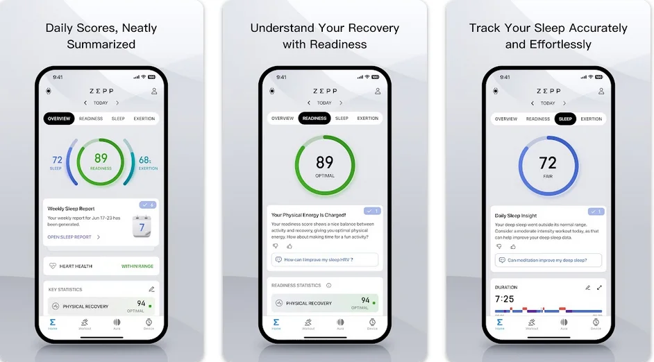 Zepp App Zepp OS Amazfit