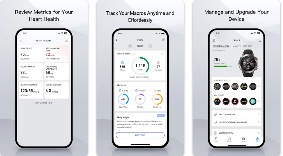 Zepp App Zepp OS Amazfit