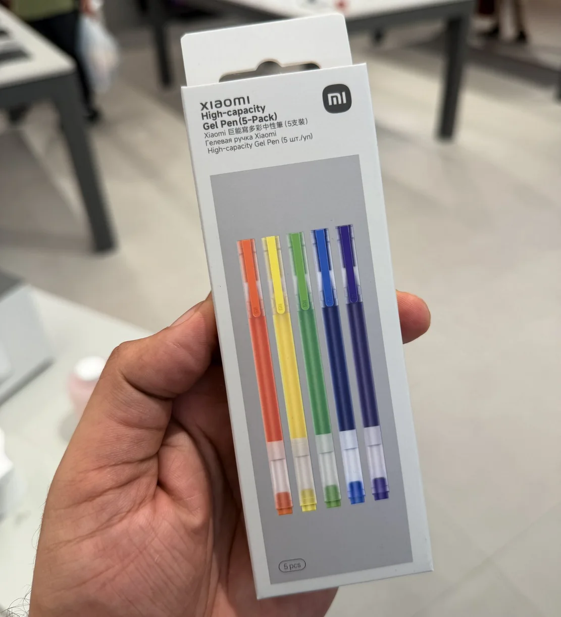 high-capacity gel pens - y sus componentes