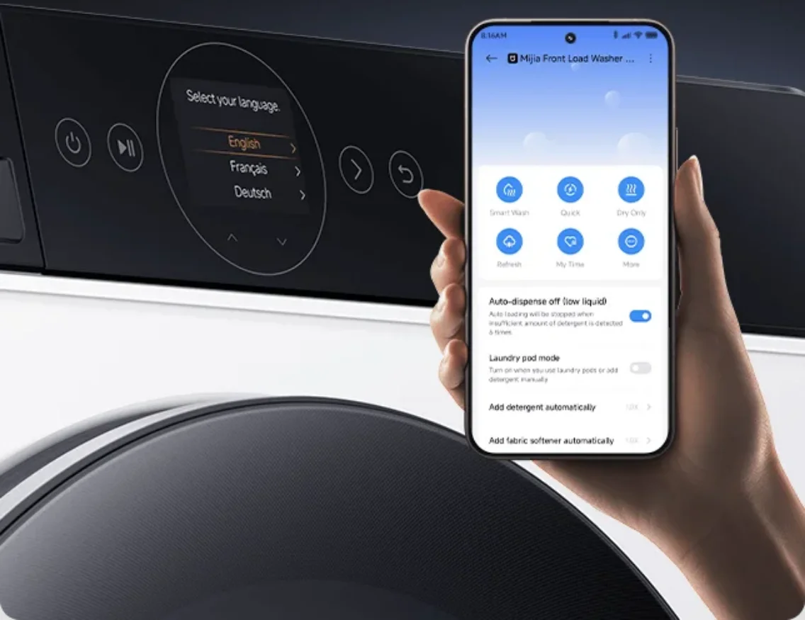 silk mode washing machine - and its components