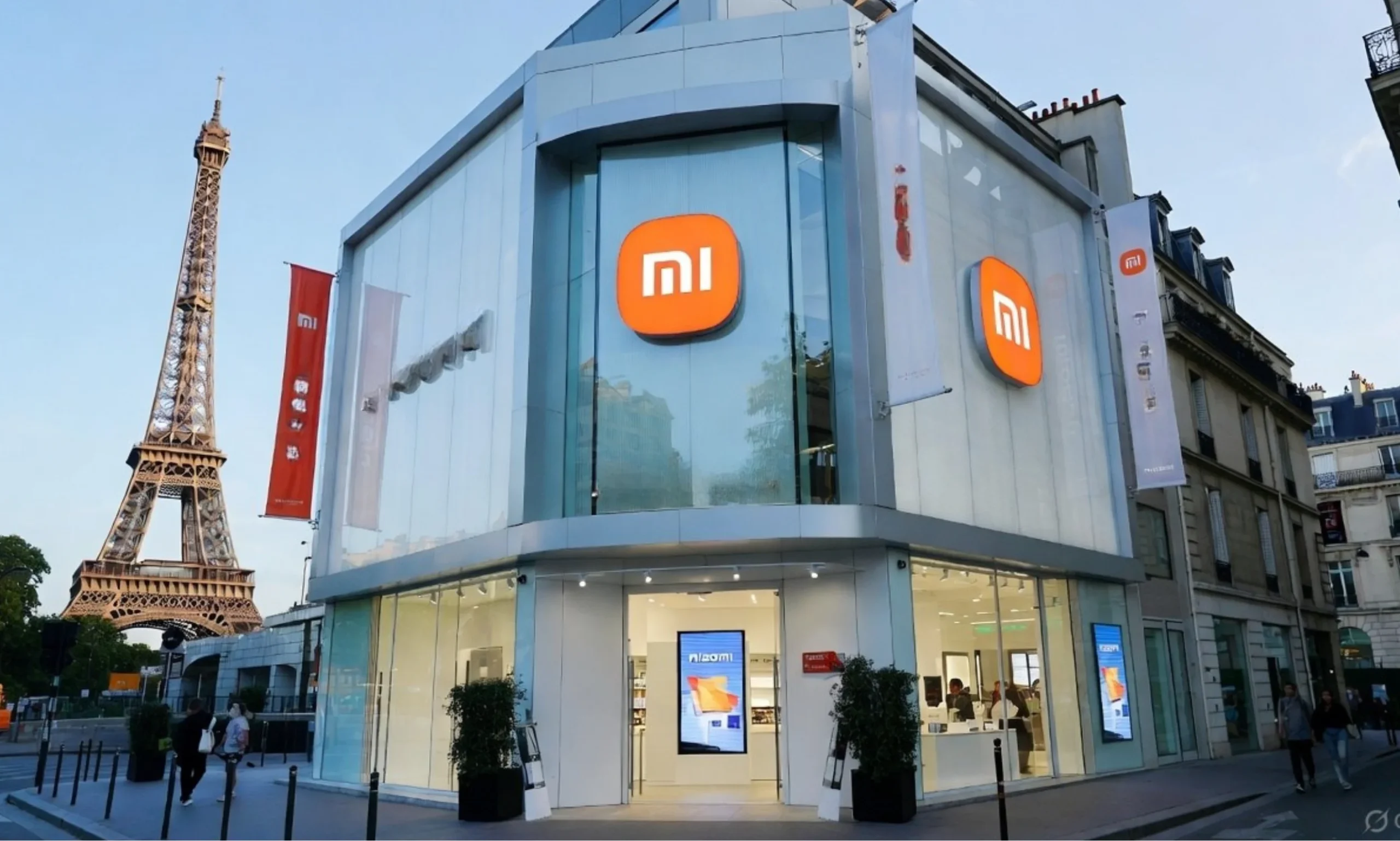Xiaomi Store Paris 2025 - comparado con su antecesor