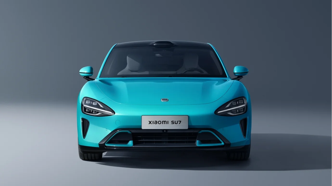 Xiaomi SU7 delivery times - vista trasera