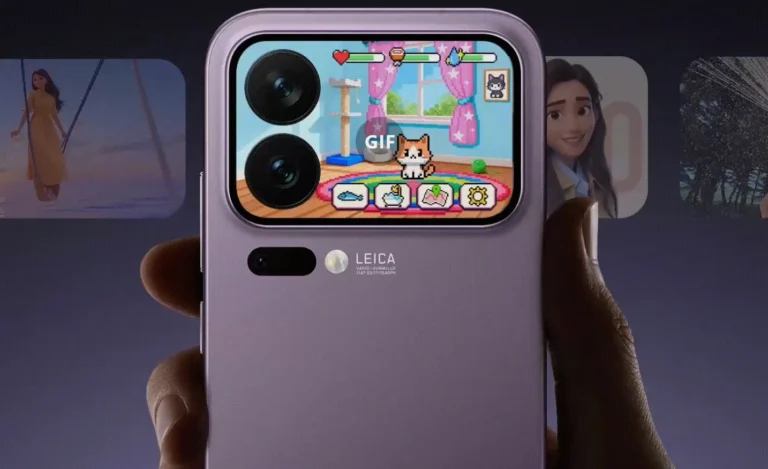 Xiaomi 17 Pro Rear Screen Innovations - matte finish