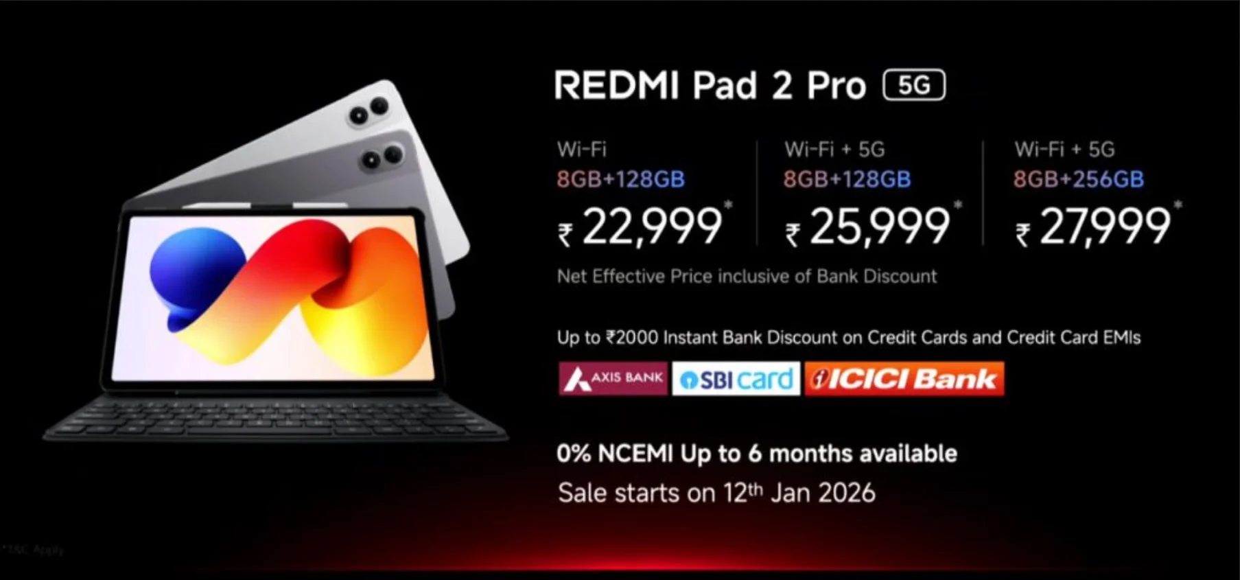 Redmi Pad 2 Pro India -