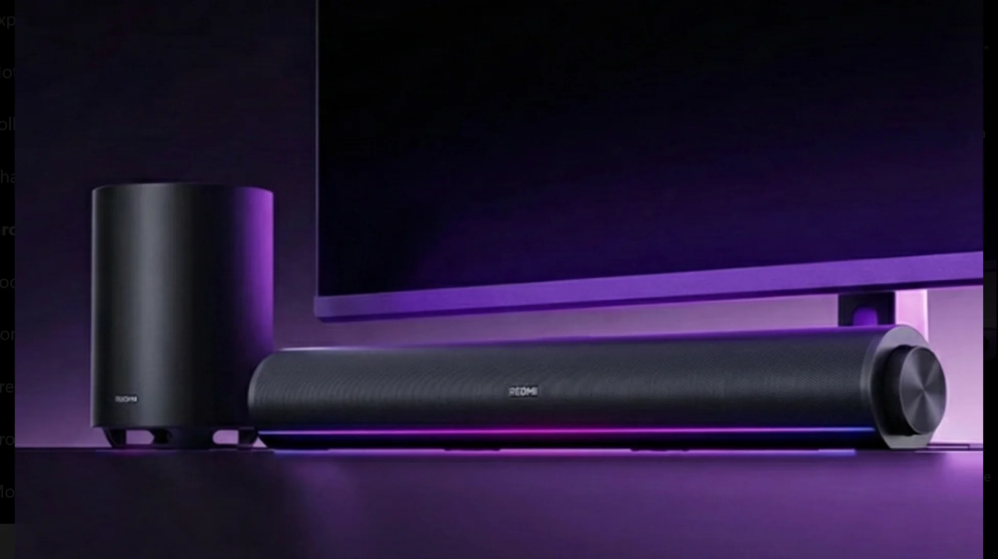 Xiaomi desktop soundbar -